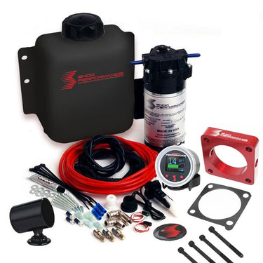 Snow Performance 11-17 Mustang Stg 2 Boost Cooler F/I Water Injection Kit (SS Braid Line & 4AN)