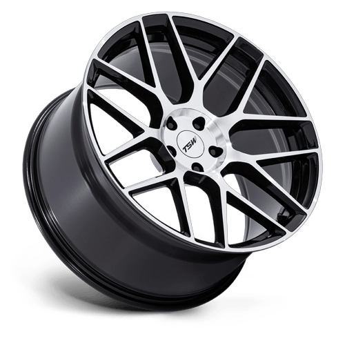 TSW TW002 LASARTHE 18x9.5 Gloss Black Machined 5x114.3 40mm