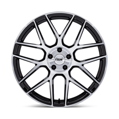 TSW TW002 LASARTHE 18x9.5 Gloss Black Machined 5x114.3 40mm
