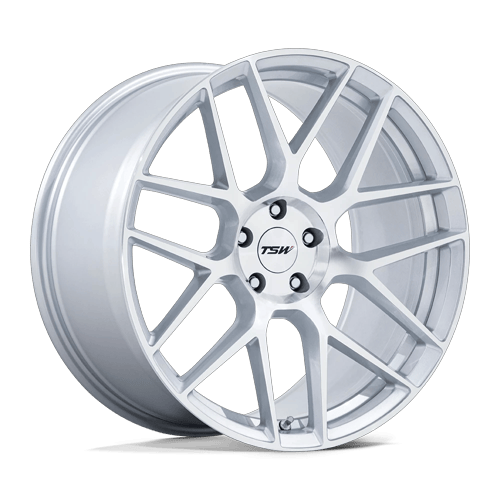 TSW TW002 LASARTHE 20x9 Gloss Silver Machined 5x114.3 35mm