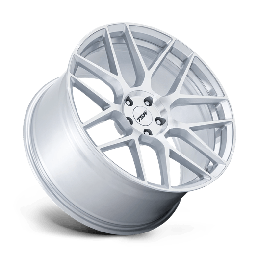 TSW TW002 LASARTHE 18x10.5 Gloss Silver Machined 5x114.3 25mm
