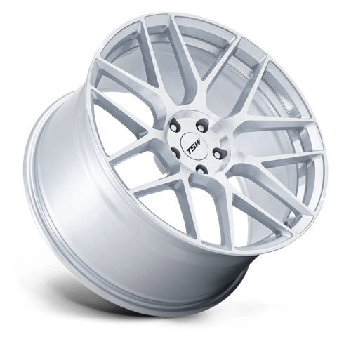 TSW TW002 LASARTHE 20x9 Gloss Silver Machined 5x114.3 35mm