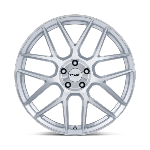 TSW TW002 LASARTHE 20x9 Gloss Silver Machined 5x114.3 35mm