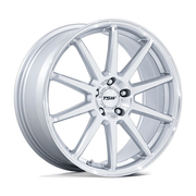 TSW TW004 CANARD 19x10.5 Gloss Silver W/ Machined Face 5x114.3 25mm