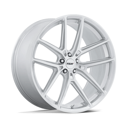 TSW TW006 IMOLA 19x8.5 Gloss Silver W/ Machined Face 5x114.3 35mm