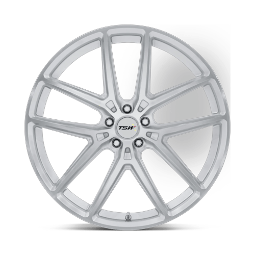 TSW TW006 IMOLA 19x10.5 Gloss Silver W/ Machined Face 5x114.3 25mm
