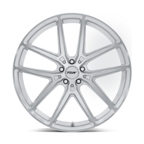 TSW TW006 IMOLA 19x8.5 Gloss Silver W/ Machined Face 5x114.3 35mm