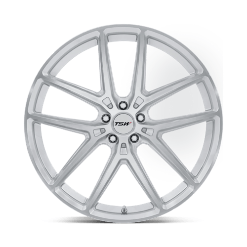 TSW TW006 IMOLA 19x8.5 Gloss Silver W/ Machined Face 5x114.3 35mm