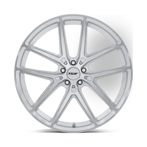TSW TW006 IMOLA 19x9.5 Gloss Silver W/ Machined Face 5x114.3 40mm