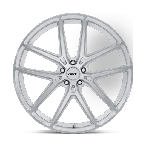 TSW TW006 IMOLA 19x10.5 Gloss Silver W/ Machined Face 5x114.3 43mm