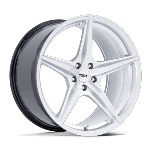 TSW TW007 ESPRIT 18x9.5 Hyper Silver W/ Machined Face 5x114.3 40mm