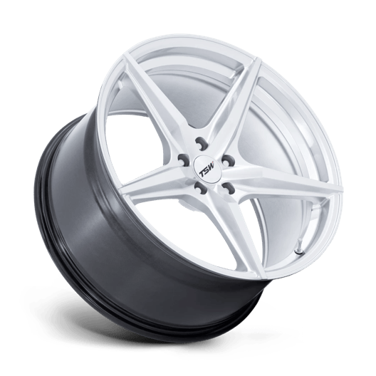 TSW TW007 ESPRIT 20x10.5 Hyper Silver W/ Machined Face 5x114.3 38mm