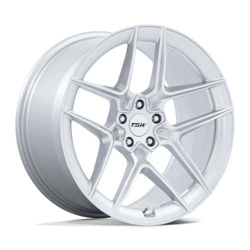 TSW TW008 SLIPSTREAM 19x10.5 Gloss Silver W/ Machined Face 5x114.3 25mm