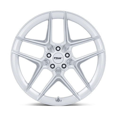 TSW TW008 SLIPSTREAM 19x9.5 Gloss Silver W/ Machined Face 5x114.3 25mm