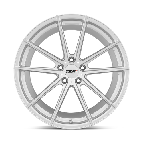 TSW BATHURST 19x8 Silver W/ Mirror Cut Face 5x114.3 35mm