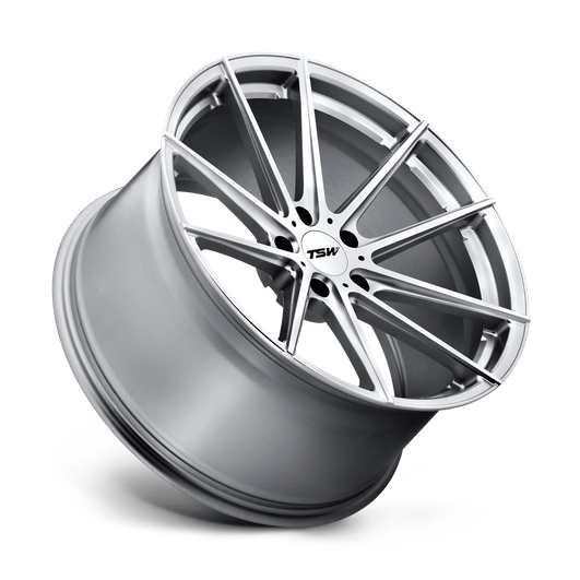 TSW BATHURST 19x8 Silver W/ Mirror Cut Face 5x114.3 35mm