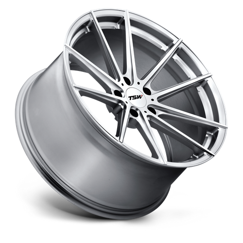 TSW BATHURST 20x10.5 Silver W/ Mirror Cut Face 5x114.3 25mm