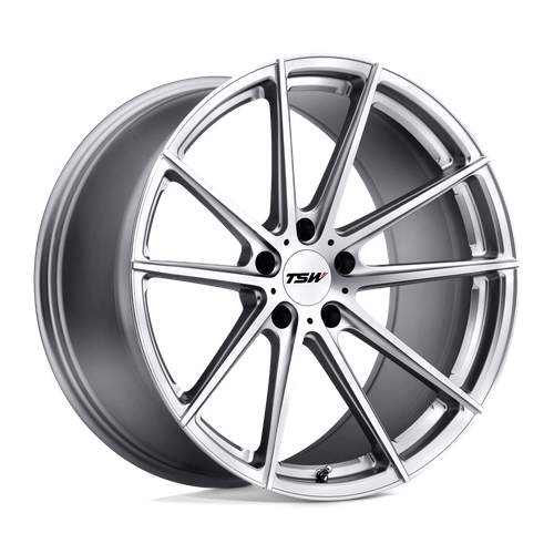 TSW BATHURST 20x10.5 Silver W/ Mirror Cut Face 5x114.3 25mm