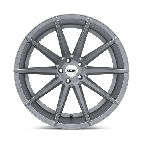 TSW CLYPSE 18x8.5 Titanium W/ Matte Brushed Face 5x114.3 40mm