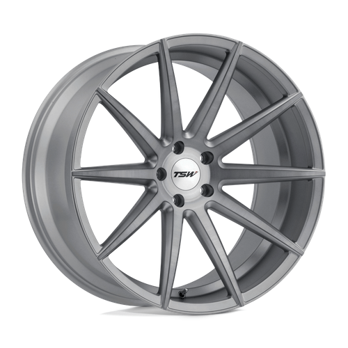 TSW CLYPSE 18x8.5 Titanium W/ Matte Brushed Face 5x114.3 40mm
