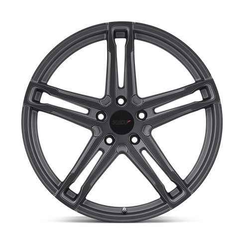 TSW MECHANICA 20x10 Matte Gunmetal W/ M-Black Face 5x114.3 40mm