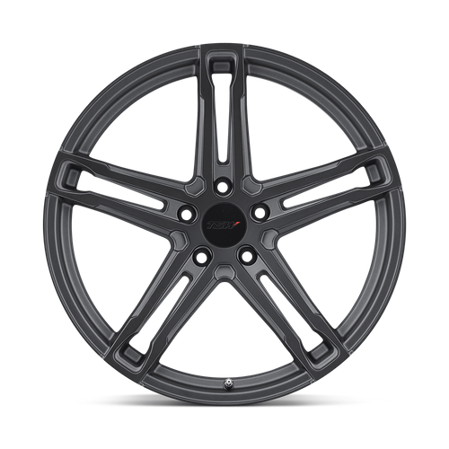 TSW MECHANICA 20x8.5 Matte Gunmetal W/ M-Black Face 5x114.3 40mm