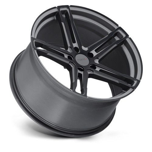 TSW MECHANICA 20x8.5 Matte Gunmetal W/ M-Black Face 5x114.3 40mm