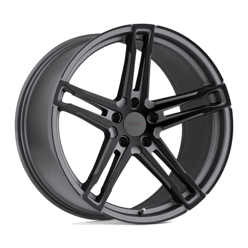 TSW MECHANICA 20x10 Matte Gunmetal W/ M-Black Face 5x114.3 40mm