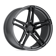 TSW MECHANICA 20x8.5 Matte Gunmetal W/ M-Black Face 5x114.3 40mm