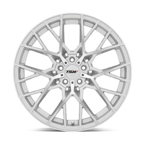 TSW SEBRING 20x8.5 Silver W/  Mirror Cut Face 5x114.3 30mm
