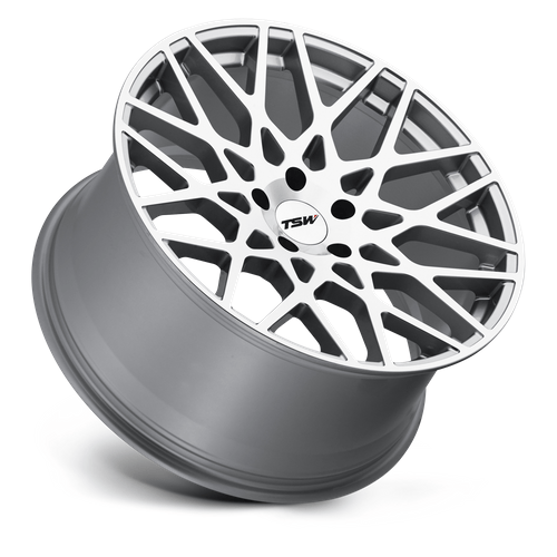 TSW VALE 18x9.5 Silver W/ Mirror Cut Face 5x114.3 40mm