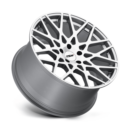 TSW VALE 18x9.5 Silver W/ Mirror Cut Face 5x114.3 40mm