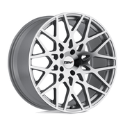 TSW VALE 18x9.5 Silver W/ Mirror Cut Face 5x114.3 40mm