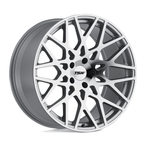 TSW VALE 18x9.5 Silver W/ Mirror Cut Face 5x114.3 40mm