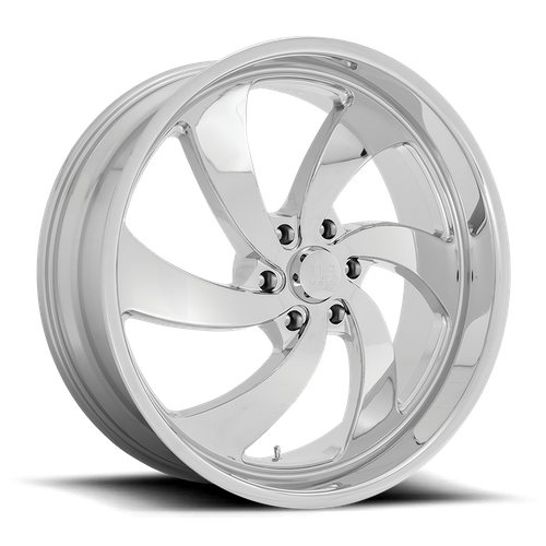 US Mag 1PC U132 DESPERADO 22x9 Chrome 6x135 25mm