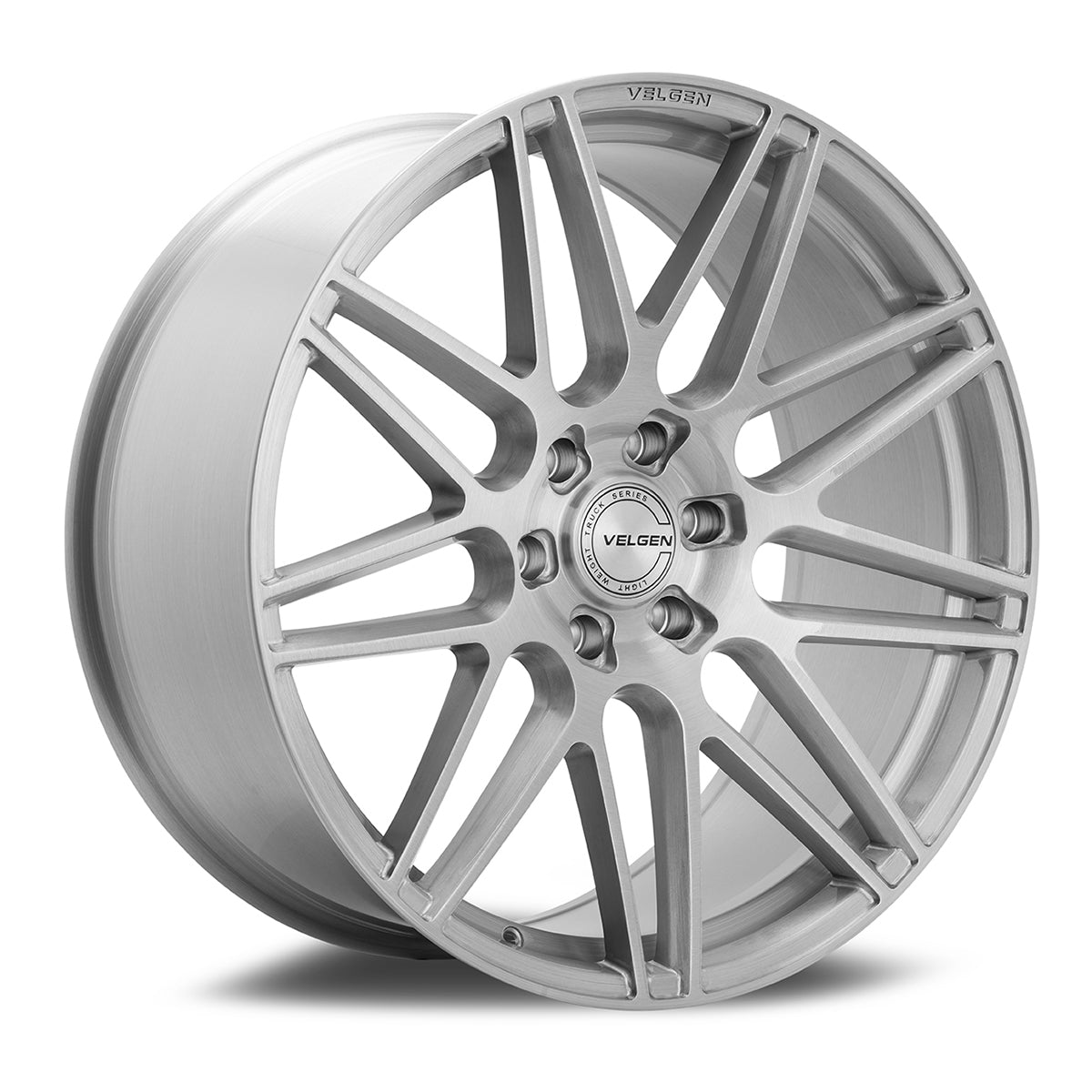 2021+ Ford F-150 Velgen VFF-9 Wheel Set (Set of 4) - Brushed Clear - 22x10