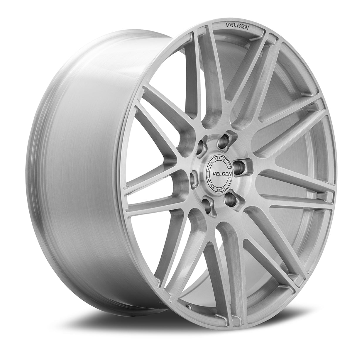 2009-2020 Ford F-150 Velgen VFF-9 Wheel Set (Set of 4) - Brushed Clear - 24x10