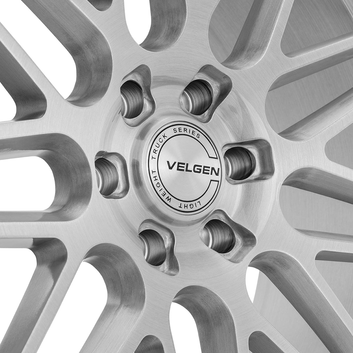 2021+ Ford F-150 Velgen VFF-9 Wheel Set (Set of 4) - Brushed Clear - 24x10
