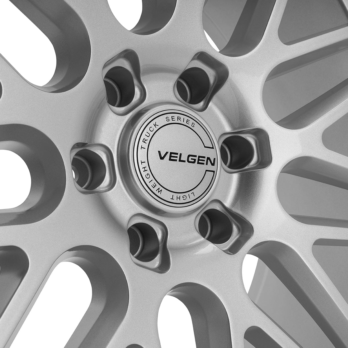 2021+ Ford F-150 Velgen VFF-9 Wheel Set (Set of 4) - Gloss Silver - 24x10