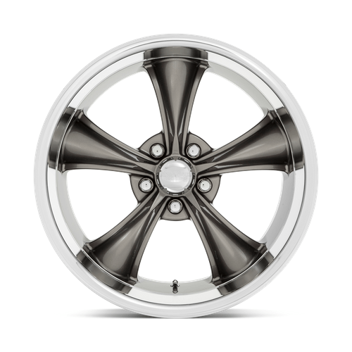 American Racing Vintage VN338 BOSS TT 20x10 Graphite W/ Diamond Cut Lip 5x114.3 35mm