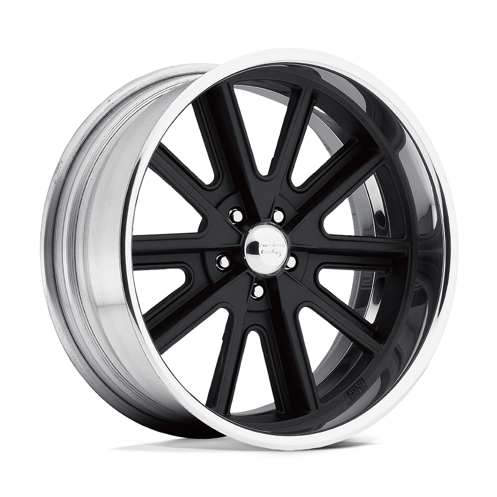 American Racing Vintage VN407 COBRA 18x10 2-Pc Hot R Blk Cntr Pol Barrel 5x114.3 25mm