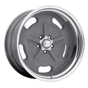 American Racing Vintage VN470 SALT FLAT 18x8 Mag Gray W/ Polished Barrel 5x114.3 29mm