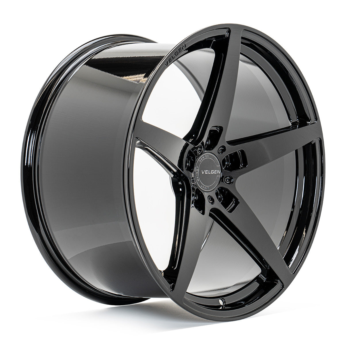 2020-2022 Ford Mustang GT500 Velgen Classic5 V2 Wheel Set (Set of 4) - Gloss Black - 20x11/20x11.5
