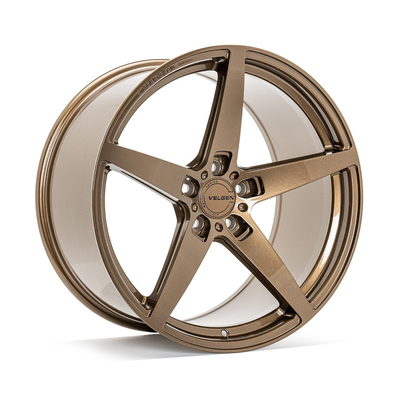2015-2024 Ford Mustang Velgen Classic5 V2 Wheel Set (Set of 4) - Gloss Bronze - 20x10/20x11