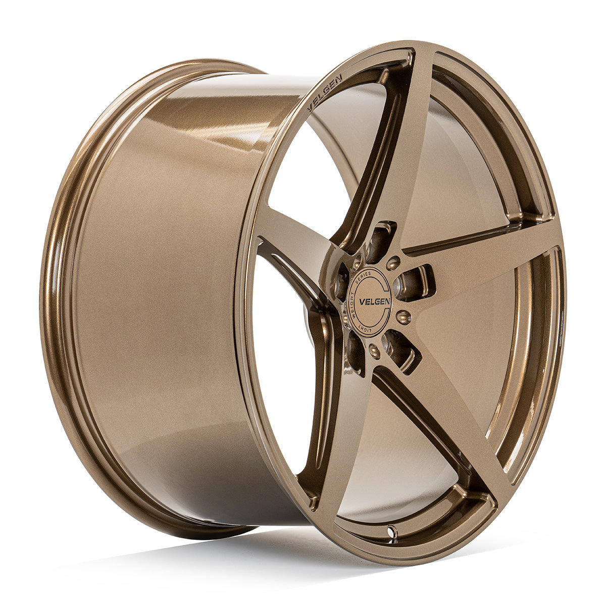2015-2024 Ford Mustang Velgen Classic5 V2 Wheel Set (Set of 4) - Gloss Bronze - 20x10/20x11