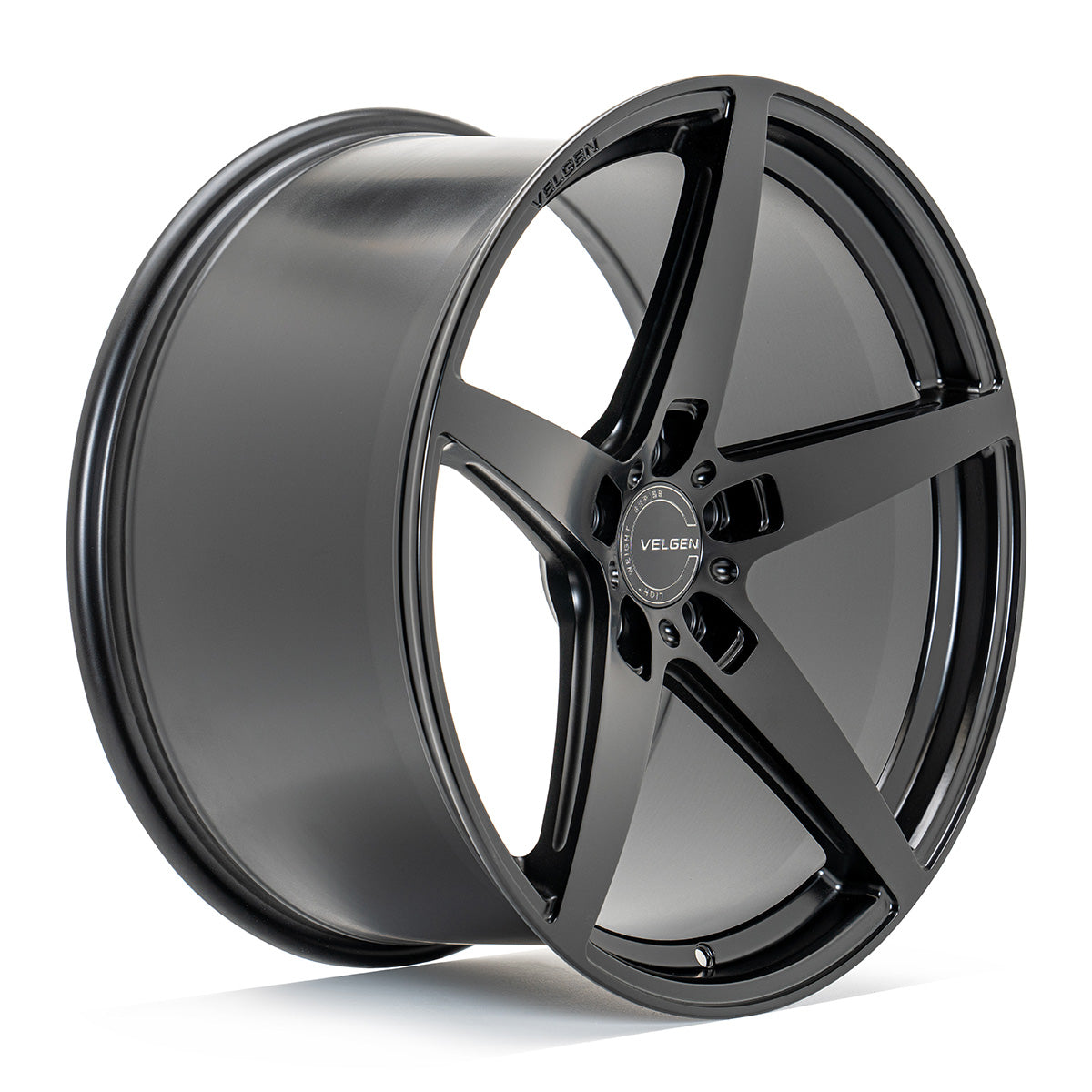 2016-2020 Ford Mustang GT350/R Velgen Classic5 V2 Wheel Set (Set of 4) - Satin Black - 20x11/20x11.5