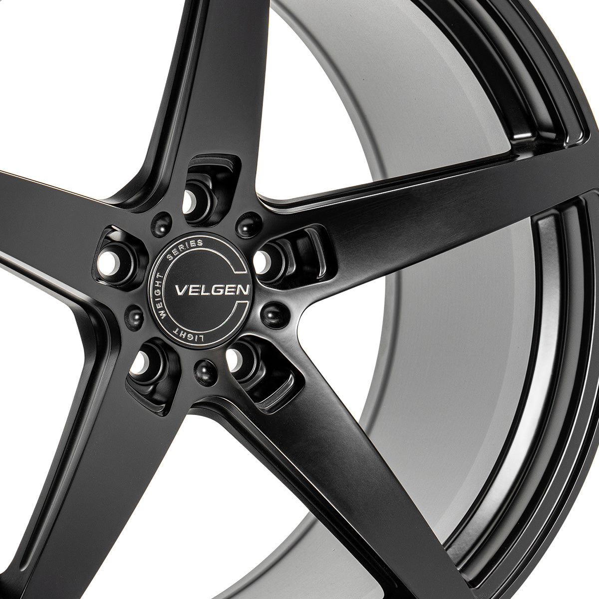 2016-2020 Ford Mustang GT350/R Velgen Classic5 V2 Wheel Set (Set of 4) - Satin Black - 20x11/20x11.5
