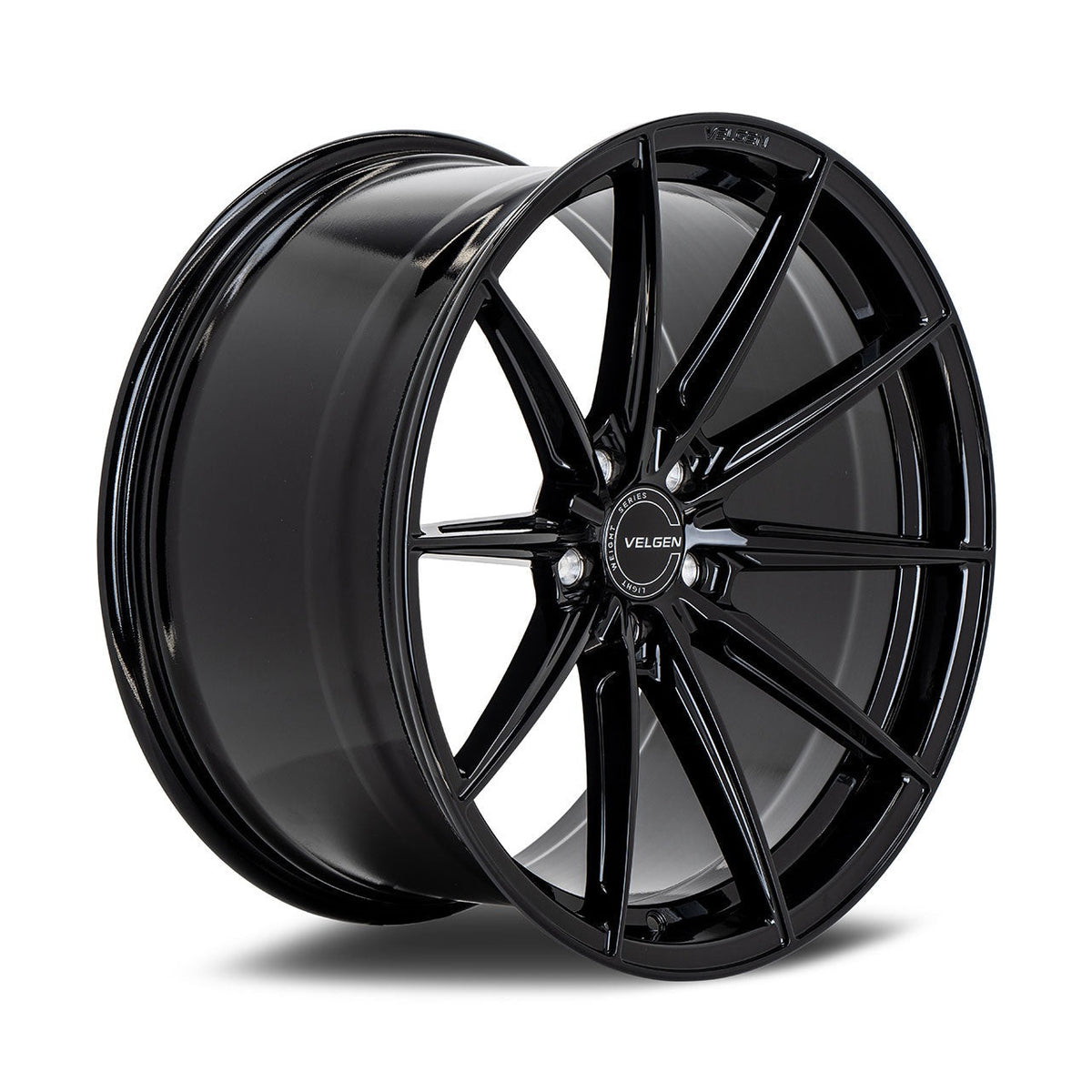 Juego de ruedas Velgen VF10 para Ford Mustang 2015-2024 - 20x10/20x11, negro brillante