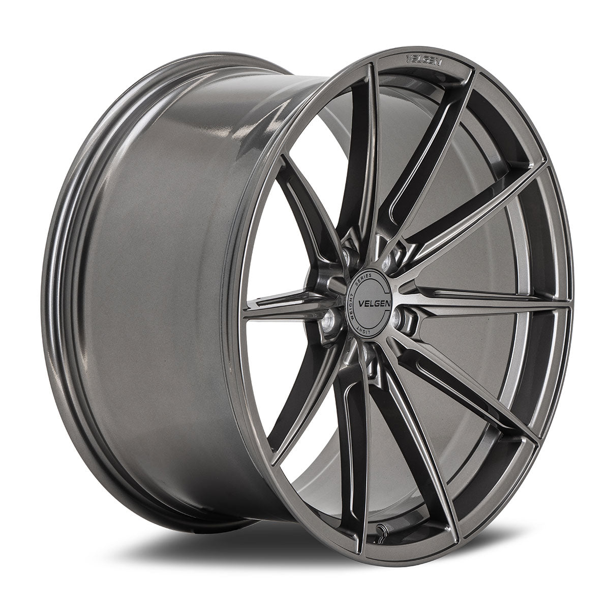 2005+ Ford Mustang Velgen VF10 Wheel Set (Set of 4) - Gloss Gunmetal - 20x9.5/20x10.5