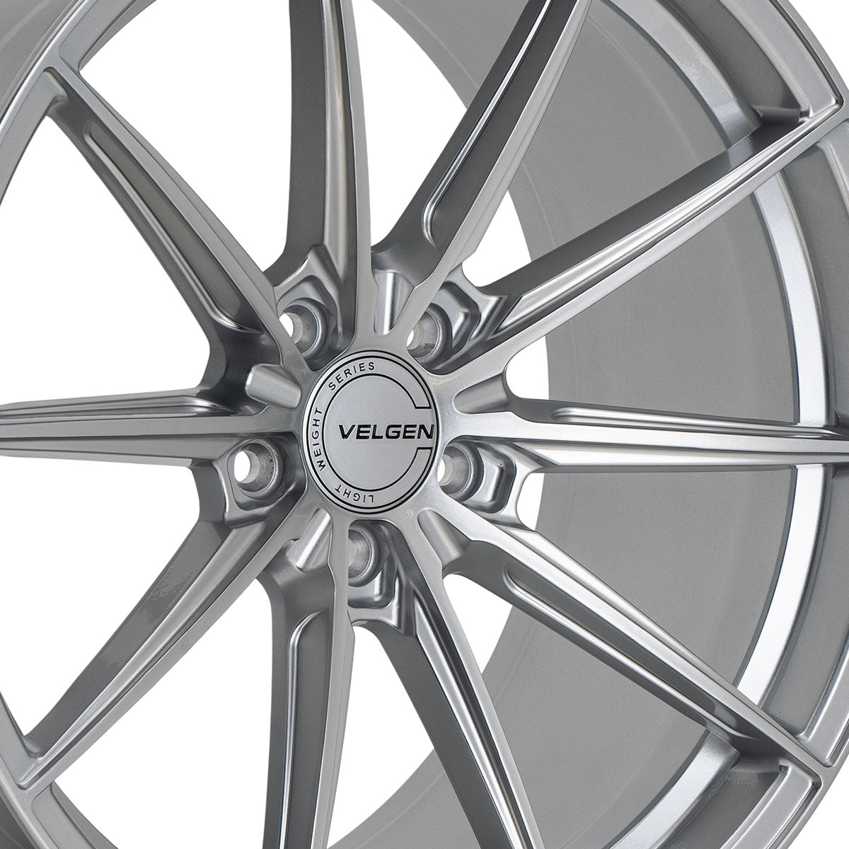 2015-2024 Ford Mustang Velgen VF10 Wheel Set (Set of 4) - Gloss Silver - 20x10/20x11